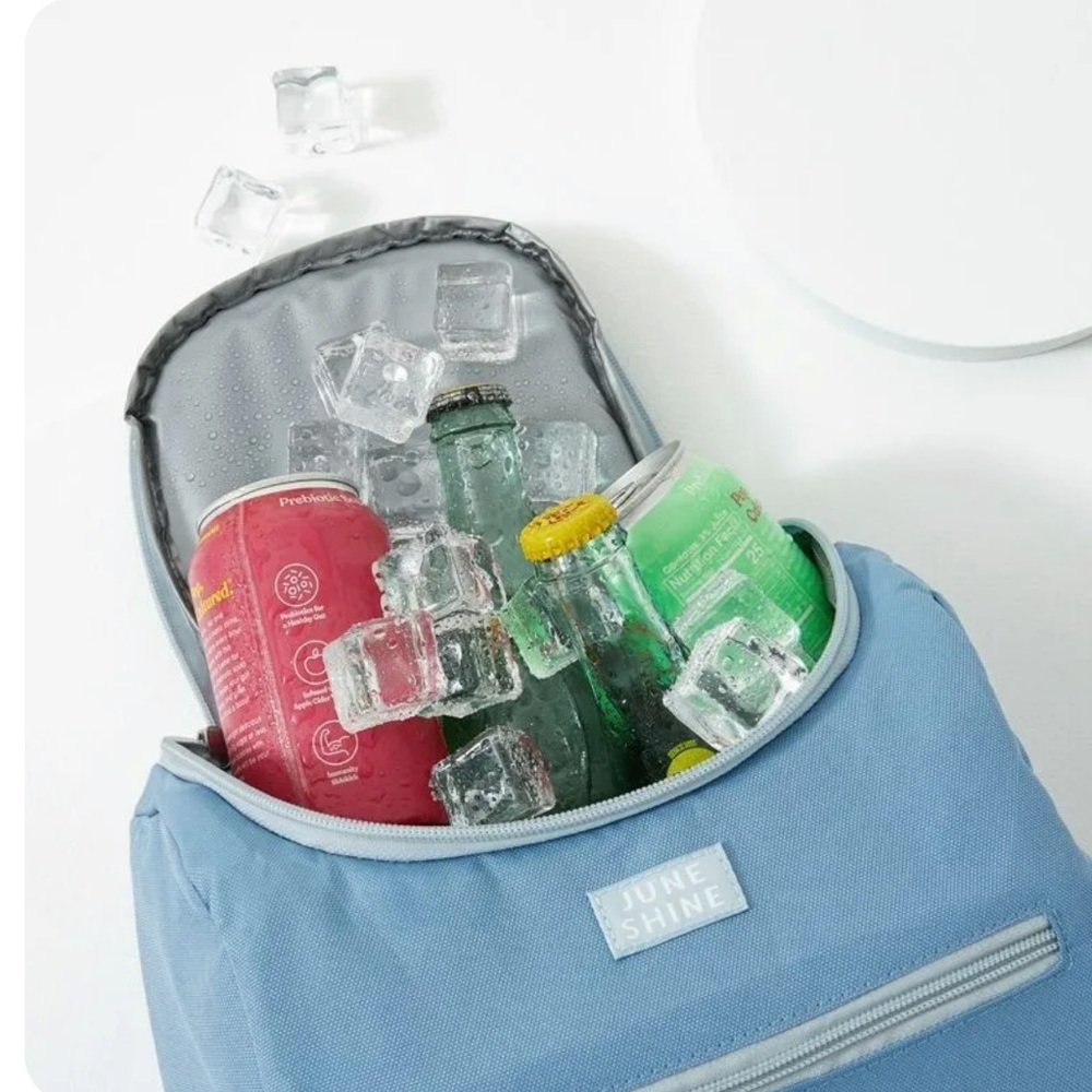 JuneShine Cooler Backpack in Marine Blue ($60 value)